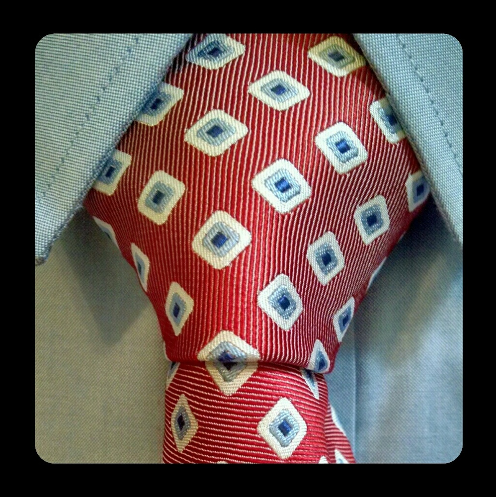 Jos. A. Bank Silk Red Tie